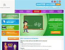 Tablet Screenshot of kidssocialnetwork.com